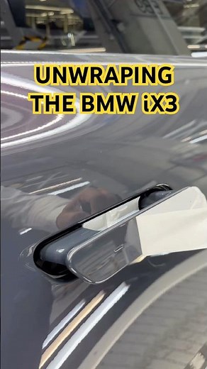 Exclusive Unwrapping of the New BMW iX3