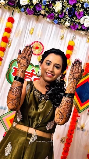 💃 मेहेंदीत नवरीचा धमाकेदार डान्स | Mehendi Dance #mehndi #wedding #love #viral #trending #shorts#yt