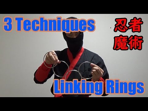 ninja Linking Rings tutorial/3 Techniques of Linking Rings/UHM
