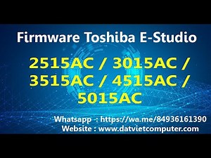Firmware e-STUDIO 2515AC, 3015AC, 3515AC, 4515AC, 5015AC Download Update setup| support Error F101