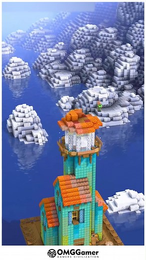 🌙 Enchanted Moonstone Lighthouse Shining Soft Blue Glow Across the Night Sea ✨🏝️ Build a magical lighthouse crafted with moonlit blocks, glowing accents, and elegant spirals that guide travelers through peaceful ocean nights. 🌊💫 Perfect for coastal bases, fantasy worlds, and players who love mystical, storybook-style structures. 🌟🏮 #MoonstoneLighthouse #FantasyBuilds #MinecraftAesthetic #OceanBase #CreativeDesigns #NightScenery #InspirationCraft | OMGGamer