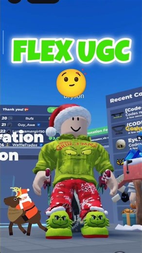 Flex Ugc New Christmas Items Avatar | Suits #roblox #flexugccodes #gaming #codes