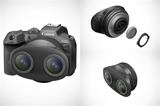 Canon's RF-S3.9mm F3.5 STM Dual Fisheye Lens Lets You Capture 3D VR Content with the EOS R7