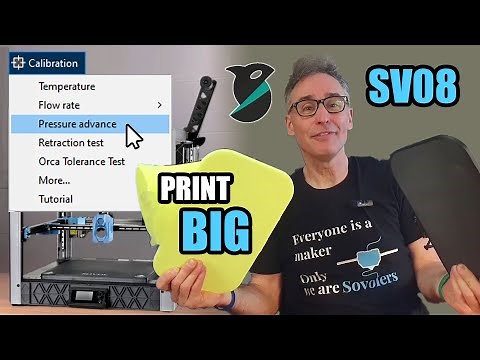 Unlock Flawless Big Prints: Orca Slicer Filament Calibration Guide (Sovol SV08, engineering PLA)