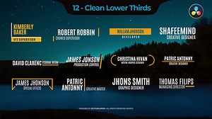 Lower Thirds for DaVinci Resolve