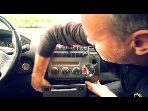 Nissan Navara D40 fascia and centre console removal