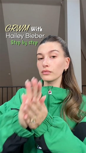 GRWM & Hailey Bieber!! 😱 Natural & Glowy Skin 💫 #haileybieber #justinbieber #rhodeskin #glowyskin