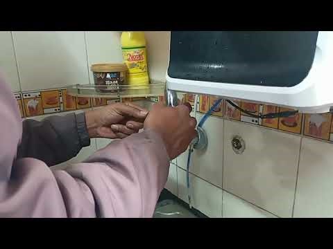 Front door washing machine setup