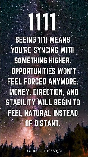 1111 angel number means you’re syncing with something higher #manifestation #lawofattraction #1111