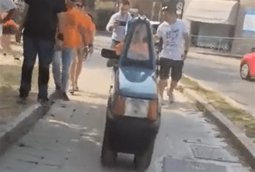 World’s THINNEST car that's just 19in wide and skinnier than motorbike unveiled