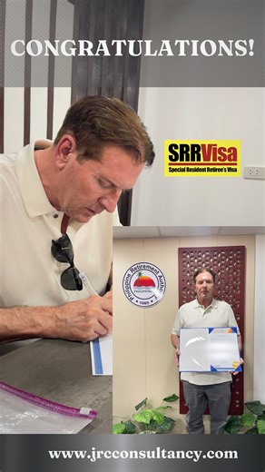 Retiring in the Philippines with SRRV "Everything was handled professionally and smoothly from start to finish.” -Sir D - 🇺🇸JRC Client 📞 Need help deciding? We’re here to guide you — from start to stamp. 📩 jrc.customerhelpline@jrcconsultancy.com or realestate@jrcconsultancy.com ✅ / jrcvisa.cbu.ph 🎥 / jrc_visa | Tiktok 📍OFFICE LOCATIONS: CEBU: Unit 602, Ayala Life FGU Center, Mindanao Ave. Cor. Biliran Road, Cebu Business Park, Cebu City 📞 ( )63 920 985 7595 MANILA: Unit 33, 2F, ASEANA Pow
