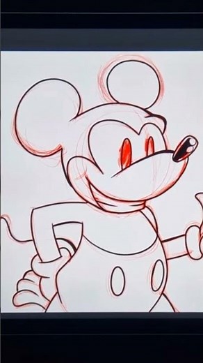 Mickey Mouse Fnf Mod Drawing #fnf #drawing #mickeymouse