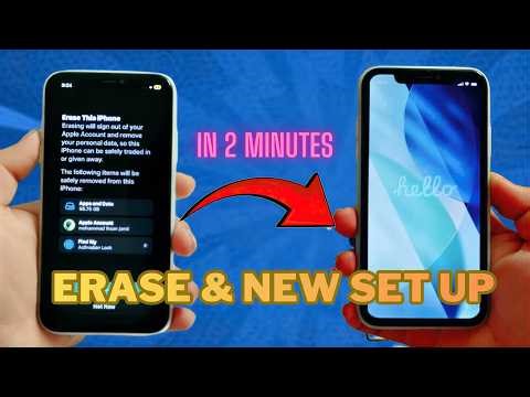 How to Reset Your Iphone & Set it Up as New ( Complete guide )