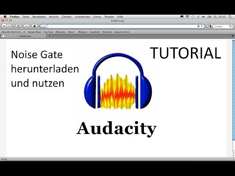 Audacity Noise Gate nutzen und Hall entfernen, Tutorial