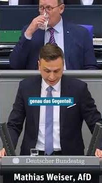 +++Das ist gelebter Öko - SOZIALISMUS!!! +++ Mathias Weiser #AfD #Bundestag