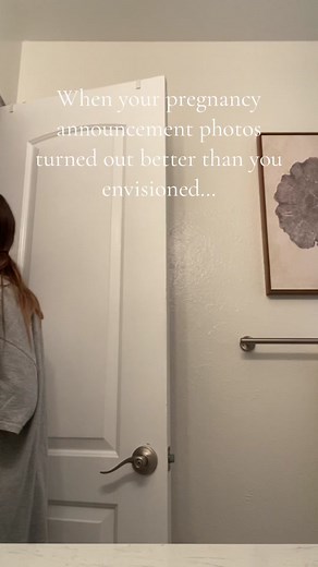 When the photos turned out better than imagined 🥹 #pregnancy #pregnancyannouncement #photography #pregnant #momanddad @Marissa Rae Photography