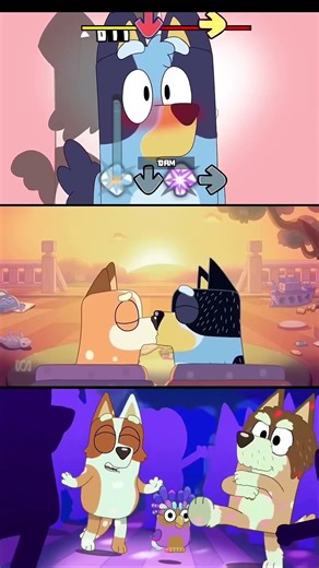 Funkin' Beats in Sync: Bluey & Bingo Join the Rhythm - FNF Mods #fnf #myheartbeats #sprunki #bluey