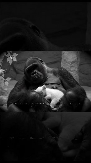 Orangutan Adopts a Kitten – The Most Unexpected Friendship Ever! 💕