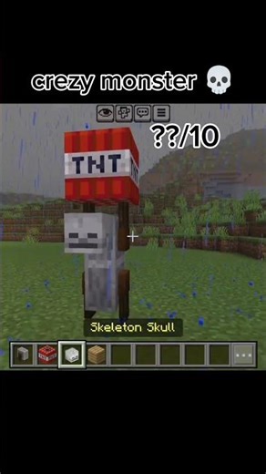 Minecraft crazy monster 💀#minecraft #shots #minecraftbuild #viral #populer