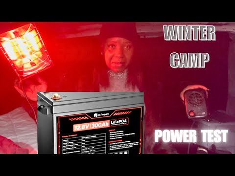 Winter Camping in Freezing Temperatures with the Dr.Prepare Battery