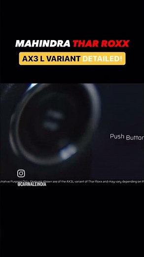 Mahindra Thar Roxx AX3 L Features