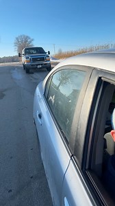 Towing my old 7.3 excursion with 332k miles on it with my little old 2011 1.8l Honda civic back to my brothers house. Sounds like the end of the road for it unfortunately. #ford #excursion #7.3 #turbodiesel | Little Green Tractor Company
