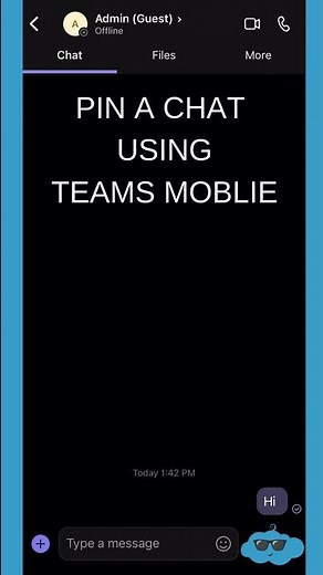 How to Pin a Chat on the Teams Mobile App
