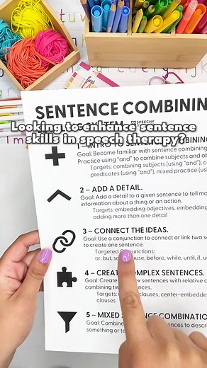 Searching for an all-in-one resource to teach sentence combining? 🔍 This HUGE Systematic Sentence Combining pack is your answer! It covers everything from basic conjunctions to complex sentence structures, offering a comprehensive approach to grammar that’s both systematic and effective. What makes it special: ✅ 5 levels of sentence combining, each with clear, structured practice 1 - Intro to sentence combining (using “and” to combine sentences) 2 - Add a detail (embed adjectives and adverbs) 3