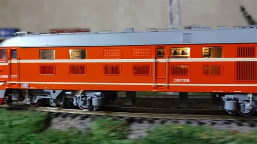 火车模型 曙光 DF4B 东风4B 第三版数码音效上局杭段西瓜与第二版数码音效上局宁东橘子跑车效果展示