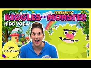 Biggles The Friendly Monster | A Cosmic Kids Yoga Adventure (App Preview)