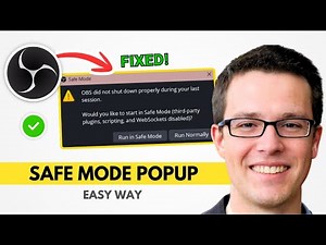 How To Fix OBS Safe Mode Error | 2026