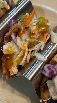Chicken Wonton Tacos at home! #tacos #wonton #asianfood