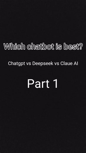 Chatgpt vs Deepseek vs Claue AI part 1 #chatgpt #deepseek #ai #coding #learning #aishorts
