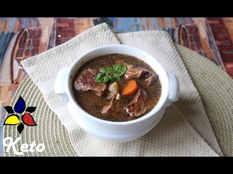 All American Slow Cooker Keto Beef Stew | Keto Recipes