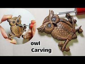 Crafting a Wooden Owl | Wood Carving Tutorial 🦉✨