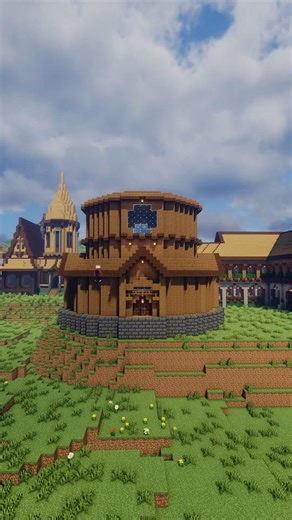 The Grand Roundhall | Medieval Minecraft Build🏠