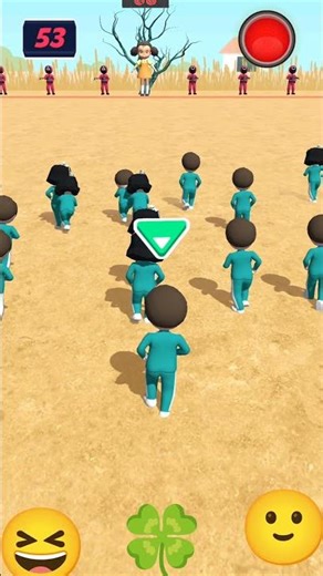 SQUID GAME SAKURA SCHOOL 👯‍♀️🐼 RED LIGHT GREEN LIGHT LEVEL 02j #gamtng #squidgame #trending #shorts