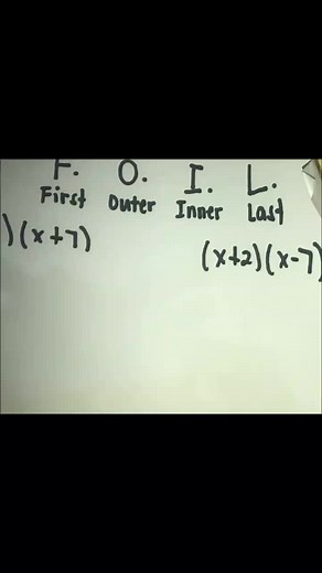 Learn the FOIL Method: Multiply Binomials
