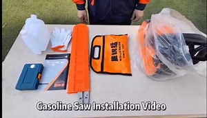 20 inch Gas Powered Chainsaw, High Power Multifunction Handheld Petrol Chain Sawfor For Wood Cutting, Light Felling and Limbing 20Inch