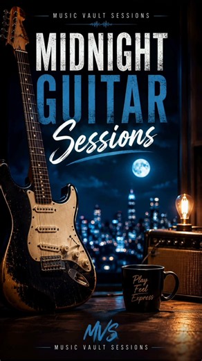 Midnight Guitar Sessions 🌙 | Relaxing Blues & Ambient Guitar