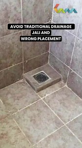 2K views | From outdated ones to modern ones. Upgrade your bathroom's drainage system and see the difference between old and contemporary patterns. #kamsdesignerzone #kamsdesigner #bathroomdesign #drainagesystems #puneinteriordesigners #interiordesign #bathroomstorage #puneinteriordesigner | Kams Designer Zone | Facebook
