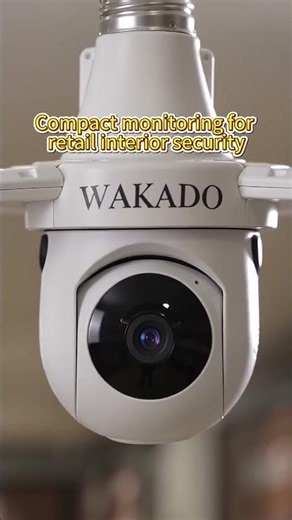 2K Bulb Security Camera for Store Monitoring