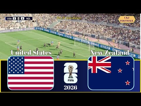 United States Vs New Zealand | World Cup 2026 Matchday Showdown | PES 21 Simulation