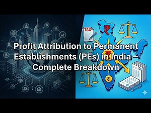 Profit Attribution to Permanent Establishments (PEs) in India – Complete Breakdown