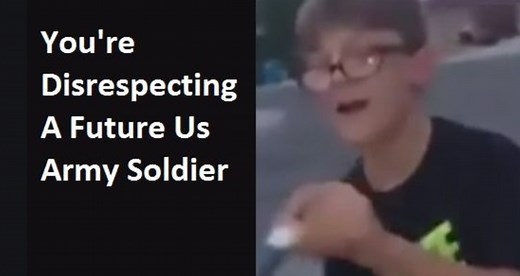 You're Disrespecting a Future U.S. Army Soldier | Know Your Meme