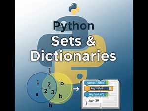 Master Python Sets & Dictionaries | إتقان المجموعات والقواميس في بايثون بسهولة