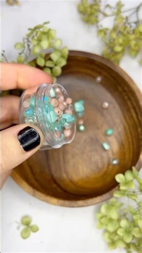Mint & Apricot Magic Crystal Bead Collection ✨