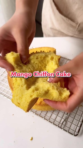 Delicious Mango Chiffon Cake Recipe