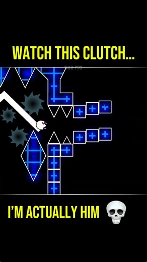 This clutch was actually INSANE...💀 #geometrydash #gdupdate #shorts