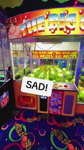 This was the SADDEST claw machine win!🕹️#clawcraziness #clawcrazy #clawmachine #arcade #arcadegames #fails #gaming #winning | ClawCrazy